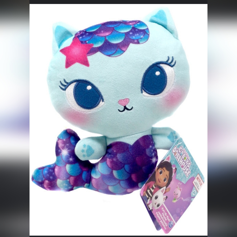 GABBYS DOLLHOUSE NETFLIX SERIES 'MERCAT' STUFFED ANIMAL 8"